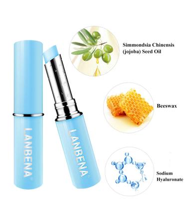 Hyaluronic Acid Lip Balm - Moisturizing & Nourishing, Reduce Fine Lines, Protect Skin - Natural Extracts (New Packaging) - Buy Online on SooperMarket.com