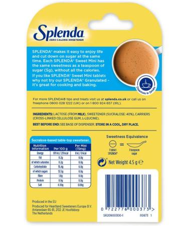 Splenda Sugar Alternative Sweet Minis 300 each - Buy Online on SooperMarket.com