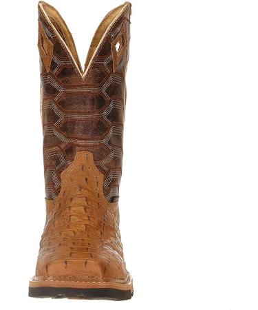 Justin Boots Men's Hybred Caramel Croc Print Work Boot - Size 9.5 EE - Buy Online on SooperMarket.com