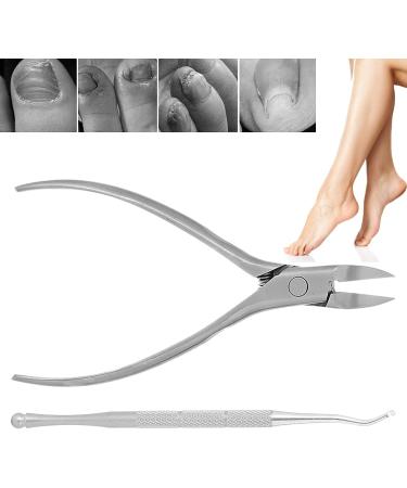 Cuticle Trimmer Angled Ends Cuticle Clipper Stainless Steel Streamlined Handle Not Easy To for Hand(Streamer Silver) - Buy Online on SooperMarket.com