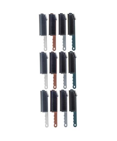 MAGICLULU 12 pcs track dust removal cleaner Sliding door Bathroom Cleaning Brush grill brush window slot clean brush sweeper groove pp multifunctional brush cleaning ball
