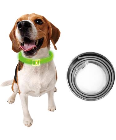 Dewel Shining Tick Collar for Dogs - Adjustable Waterproof Flea & Tick Prevention XL 63.5cm - Lightweight & Effective Vermin Control - Buy Online on SooperMarket.com