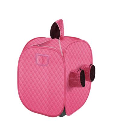 AWHAO Portable Personal Sauna Tent for Home Use Steamer Not Included Rose Red