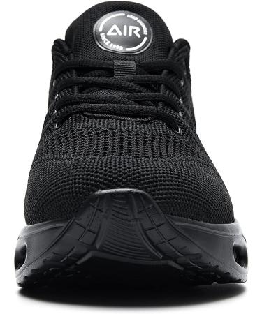 Pasick Men's Air Running Shoes - Lightweight Breathable Athletic Sneakers | US 7-12.5 (Black) - Buy Online on SooperMarket.com