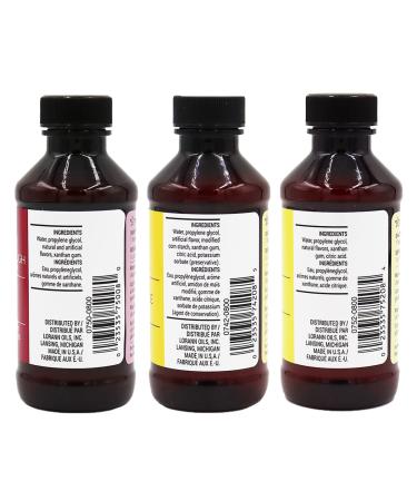 LorAnn Bakery Emulsion 3 Pack - Buttery Sweet Dough, Vanilla, and Butter - 4oz Bottles - Buy Online on SooperMarket.com