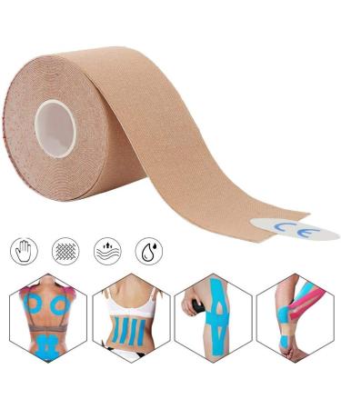 Injury Muscle Taping Adhesive Bandage Wrap Rolls Stretch Self-Adherent Tape for Sports Wrist Ankle 5cm*5m(Skin Color) - Buy Online on SooperMarket.com