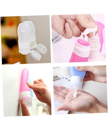 minkissy 4 Travel Shampoo Bottle Refillable Lotion Container Refillable Lotion Bottle Empty Travel Tube Small Shampoo Dispenser Empty Shampoo Tube Toiletries Dispenser Travel Size Portable - Buy Online on SooperMarket.com