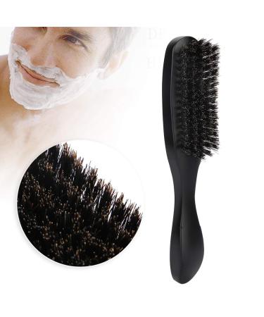 Beard Brush for Men | Soft Bristles & Curved Design | Wooden Mustache & Hair Styling Brush - Buy Online on SooperMarket.com