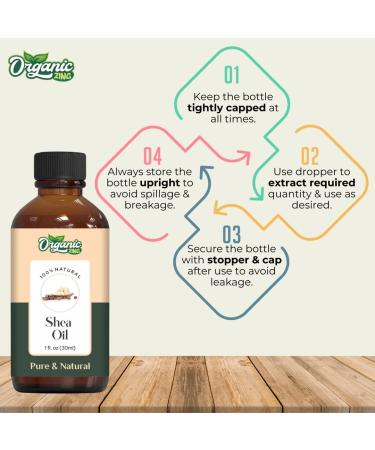 Buy Pure Shea Oil (Vitellaria Paradoxa) - Natural Skincare Haircare & Massage Oil - 30ml | International Shipping Available - Buy Online on SooperMarket.com