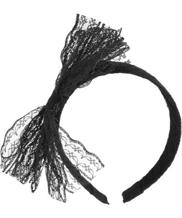 SUNTRADE Women 80's Party Lace Headband with Bow 80s Costumes Accessories Set of 3 - Buy Online on SooperMarket.com