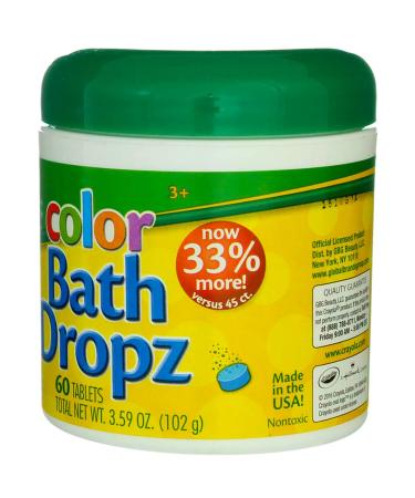 Crayola Color Bath Dropz 3.59 oz - 240 Tablets (4 Pack) | Vibrant and Fun Bath Time Coloring Tablets - Buy Online on SooperMarket.com