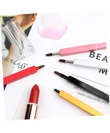 Didiseaon Travel Lip Brush Cosmetics Lip Brush Retractable Lip Brush Lip Brush Applicator Lipstick Brush Lipstick Applicator Makeup Lip Brush Makeup Brush Tool Red Earth Tones 9.3*1cm Red - Buy Online on SooperMarket.com