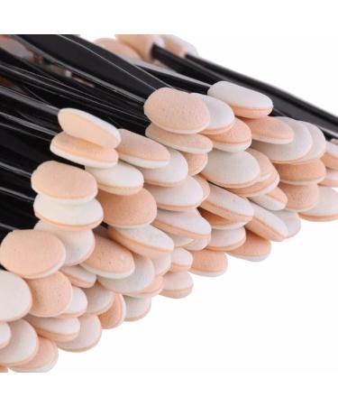 KALLORY 200 Pcs Disposable Makeup Professional Double- End Eyeshadow Cosmetic Set Size 2 Black - Buy Online on SooperMarket.com