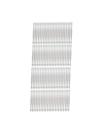 LAJA IMPORTS SET OF 100 PROFESSIONAL NAIL CUTICLE PUSHER STAINLESS STEEL FOR MANICURE AND PEDICURE