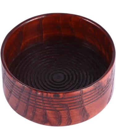 Natural Wooden Shaving Soap Bowl Cup for Men - Handcrafted Shaver Cleansing Tool - Buy Online on SooperMarket.com