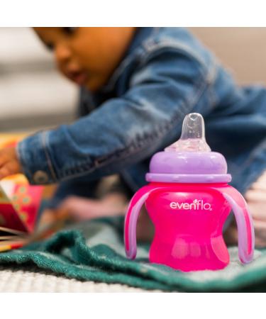 Evenflo Soft-flo Trainer Sippy Cup 5oz - Red/Teal (2 Pack) | For Growing Baby and Toddler - Buy Online on SooperMarket.com