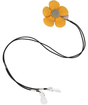 Hearing Amplifier Clip & Lanyard for Seniors | Floral Design Earphone Fastening Belt | Anti-Loss Listener Rope for Both Ears - Buy Online on SooperMarket.com