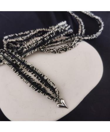 OralGos Elegant Heart Pendant Necklace Adjustable Choker & Long Strap Clavicle Chain for Women | Perfect Gift - Buy Online on SooperMarket.com