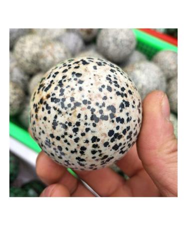 Crystal Meditation Healing Natural Speckled Stone Crystal Ball as a Wedding Decoration Furniture Decoration Meditation Crystal