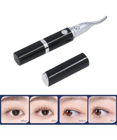 Heated Eyelash Curler 2 in 1 Portable Electric Eyelash Curler USB Rechargeable Electric Eyebrow Trimmer Long Lasting Styling Heated Lash Curler Eye Lashes Tool for Women - Buy Online on SooperMarket.com