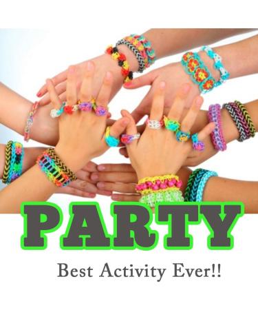 Rainbow Loom Crafting Kit | Loom, Metal Hook, Mini Loom, 600 Rubber Bands + 24 Clips - Buy Online on SooperMarket.com