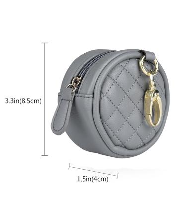 Harayaa Pacifier Holder with Clip & Bag | Gray Pacifier Pendant for Strollers & Diaper Bags | Store 2 Pacifiers - Buy Online on SooperMarket.com