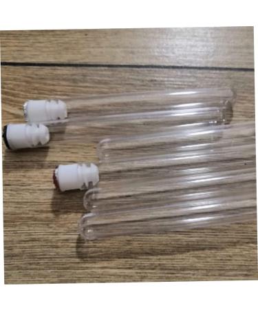 Baluue 10pcs Hollow Pipe with Drill Mascara Tube and Brush Clear Mascara Eyelash for Eyelash Fake Eyelashes 11x1.2cm Random Color - Buy Online on SooperMarket.com