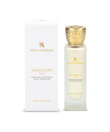 Swiss Arabian Shaghaf Oud - Hair Perfume for Women - Oud Gourmand Fragrance - Hair Mist with Vitamin E - Blend of Saffron Rose and Vanilla - 1.7 oz - Buy Online on SooperMarket.com