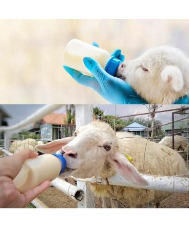 APlayfulBee Soft Silicone Goat Nipple 25Pcs - Blue | Farm Supplies for Sheep, Goat, Calf, Dog | Milk Bottle Topper for Efficient Feeding - Buy Online on SooperMarket.com