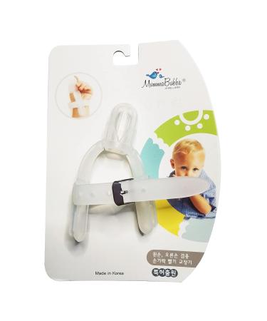 Silicone Thumb Sucking Prevention for Toddler - Adjustable Finger Protector Teether for Baby Infant - Buy Online on SooperMarket.com