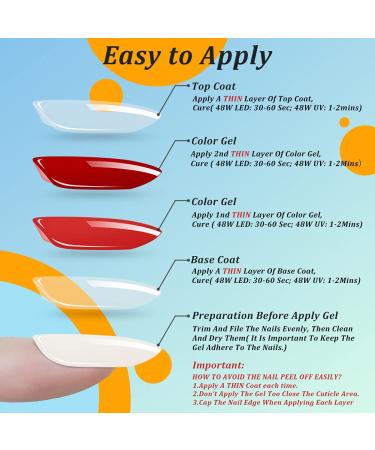 Matte High Gloss Base Coat Top Coat Gel Set - Long Lasting Shine | 3Pcs 10ml/Bottle - Buy Online on SooperMarket.com