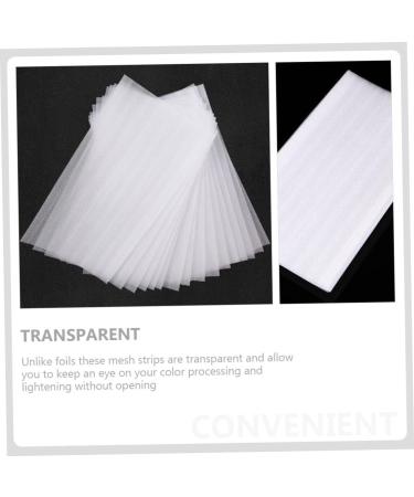 WOFASHPURET 50 Sheets Pearl Cotton Highlighter Hair Wrap Paper Hair Coloring Kit Hair Bleach Tools Hair Dye Brush and Bowl Hair Wrapping Paper Strips Hair Dye Paper Salon Supply Major Suite 40x13cm White - Buy Online on SooperMarket.com