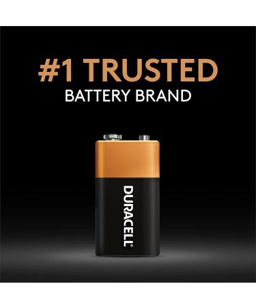 Buy DURACELL Coppertop 9V Batteries - 2 Count Pack | Long-Lasting Alkaline Power for Home & Office Devices - Buy Online on SooperMarket.com