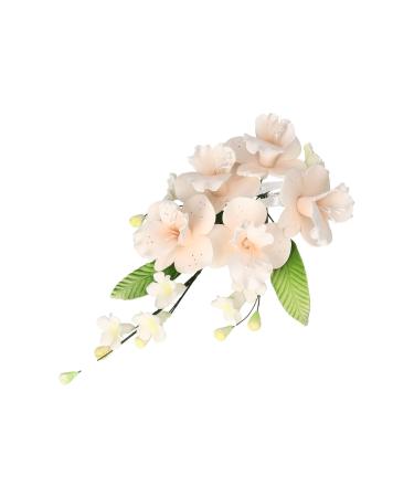 Cake Company Sugar Flower Bouquet Orchid Peach 1 Pack (1 x 55 g) | Cake Decoration for Weddings and Birthdays Single