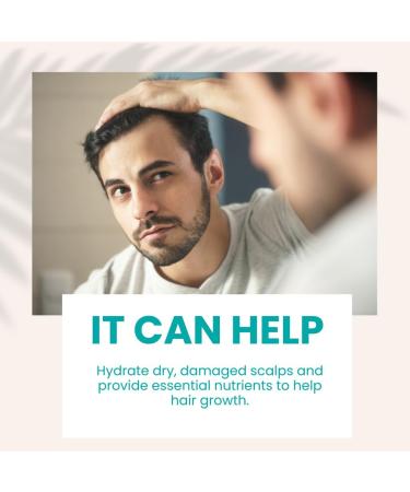 Naturally Solved Hair Growth Balm with Castor Oil & Rosemary Oil for Hair Growth: Blended for Fuller Thicker Hair - Includes Shea Mango Almond Jojoba Rice Bran Hemp and Coconut Oils - Buy Online on SooperMarket.com