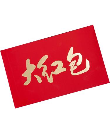 Folpus Chinese Lunar New Year Red Envelope Red Pocket Traditional Hongbao Hong Bao Wedding Red Packet for Wedding New Year Dowry - Buy Online on SooperMarket.com