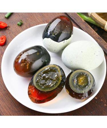 Infinitely Great Home Decor Center 20pcs Chinese Food Snack preserved duck eggs century egg (BLACK) - Buy Online on SooperMarket.com
