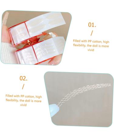 MAGICLULU 6 rolls Self-adhesive Strip Glue Strips Lift Ktape Tape Hooded Invisible Slim Sticker Double - Buy Online on SooperMarket.com