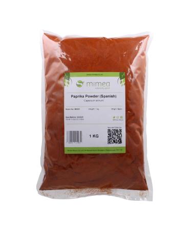 Mimea Paprika Powder (Spanish) | 1kg | Quality Ingredients | No Additives | Great for Cooking | All Purpose Seasoning