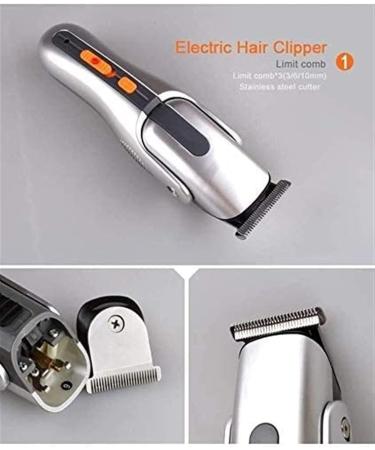 GeRRiT 5 in 1 Men's Grooming Kit Professional Beard Trimmer Rechargeable Hair Clippers & Waterproof Mustache/Nose Trimmer for Men | Ideal Gift for Fathers & Boyfriends - Buy Online on SooperMarket.com