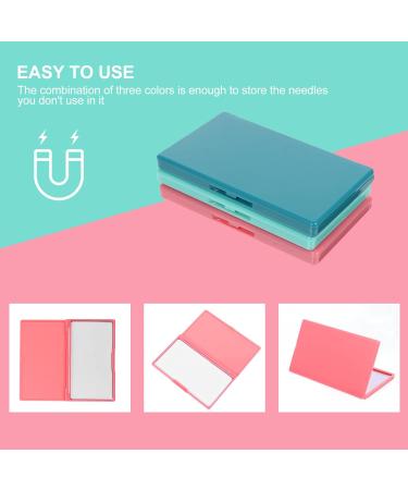 3Pcs Magnetic Needle Organizer - Sewing Needle Storage Case - Pin Holder Safe Storage Box - Buy Online on SooperMarket.com