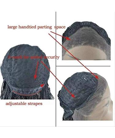 Buy BGHJUE Gradient Blue Front Lace Wig - Long Curly Hair for Women | International Shipping Available - Buy Online on SooperMarket.com