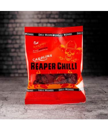 Carolina Reaper Pods Worlds Hottest Chilli (25g) Genuine 100% No Stalks