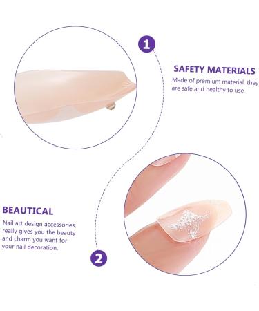 WOFASHPURET 1 Set Nail Patch Nail Files Fingernail File French Decor Nail Decals Full Cover Nails Diy Nail Accessory Salon Diy Nail Decor Fake Nail Stickers X4 Girl - Buy Online on SooperMarket.com