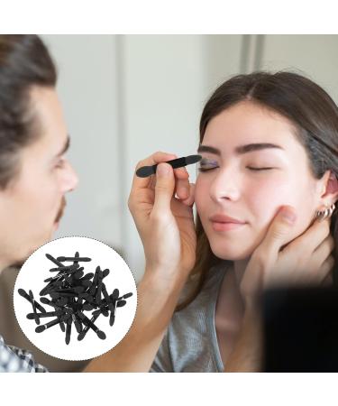 KALLORY 50pcs Makeup Sponge Make up Sponges for Face Brush Eyeshadow Cleaning Brush Lip Brush Disposable 1 count (Pack of 1) Black - Buy Online on SooperMarket.com