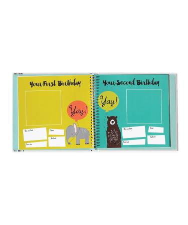 Lucy Darling Animal Baby Memory Book: First Year Journal for Boy or Girl - USA Made Milestone Keepsake - Buy Online on SooperMarket.com