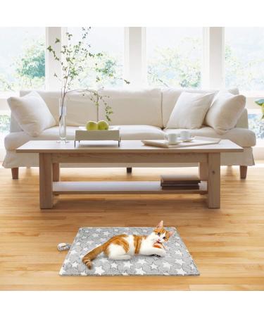 PUPTECK Self-Warming Cat Bed Mat | Anti-Slip Thermal Crate Pad for Cats and Dogs | Indoor/Outdoor Use | Stars Design - Buy Online on SooperMarket.com