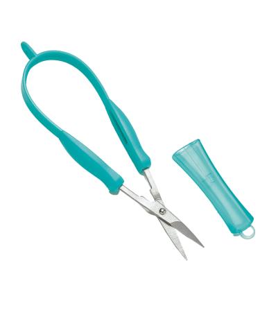 PETA Easi-Grip Nail Scissors with Protector - Self-Opening Stainless Steel Scissors - Ergonomic Precision and High Strength - Ideal for Anyone with Weak Hands Poor Grip or Tremors