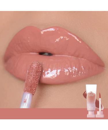MIESCHER Matte Nude Lipstick  Soft Matte Lip Cream Velvet Lip Gloss  High pigmented Long Lasting Waterproof Lipstick Mirror Water Gloss Lip Glaze  Intense & Bold Nude Matte Lip Stick Vinyl Ink Liquid Lipstick for Women (...