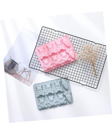 Alipis 2pcs Silicone Cake Mold Clay Molds Candy Molds Easter Themed Molds DIY Baking Moulds Candy Decor Baking Accessory Silicone Molds Crystal Cupcake Chocolate Accessories Silica Gel - Buy Online on SooperMarket.com